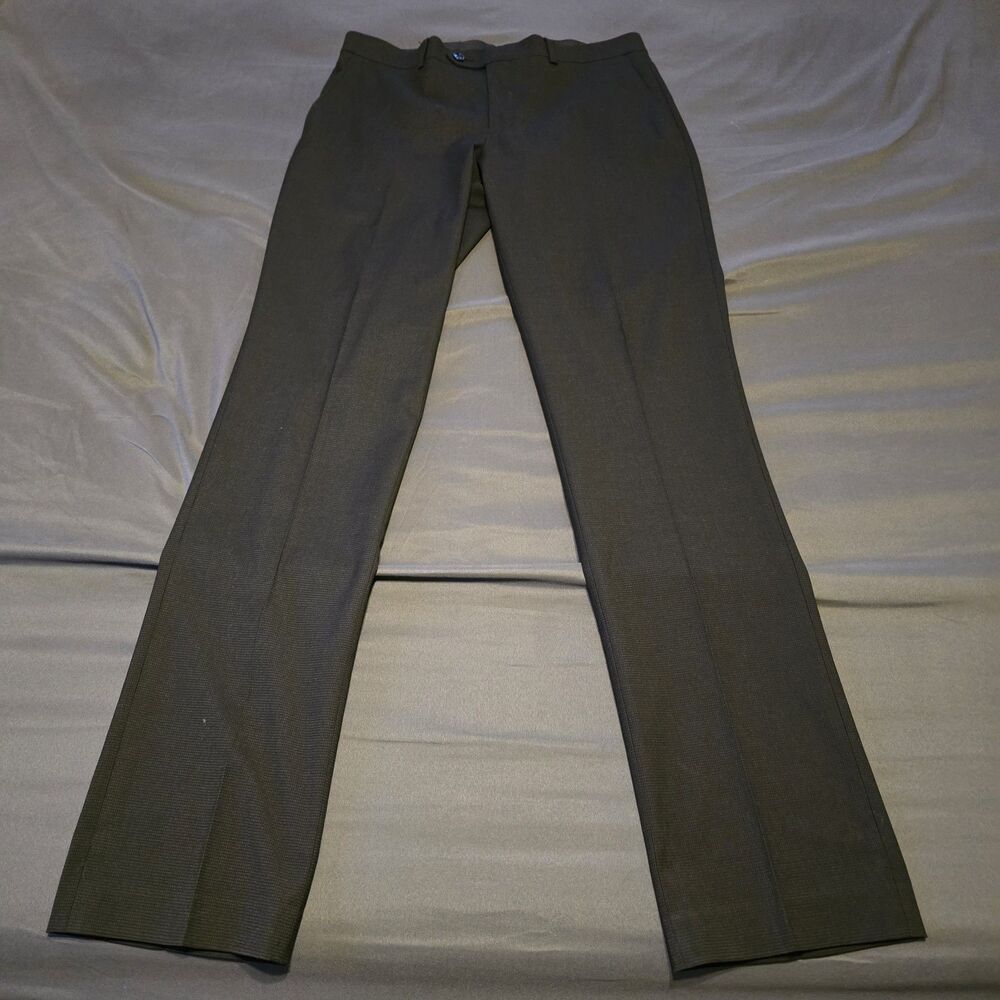 Apt 9 Premier Flex 32x34 Slim Fit Black Dress Pants